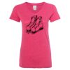 Women’s Glitter V-Neck T-Shirt Thumbnail