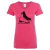 Women’s Glitter V-Neck T-Shirt Thumbnail