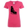 Women’s Glitter V-Neck T-Shirt Thumbnail