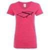 Women’s Glitter V-Neck T-Shirt Thumbnail