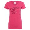 Women’s Glitter V-Neck T-Shirt Thumbnail