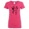 Women’s Glitter V-Neck T-Shirt Thumbnail