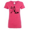 Women’s Glitter V-Neck T-Shirt Thumbnail