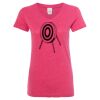 Women’s Glitter V-Neck T-Shirt Thumbnail