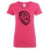 Women’s Glitter V-Neck T-Shirt Thumbnail