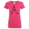 Women’s Glitter V-Neck T-Shirt Thumbnail