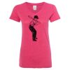 Women’s Glitter V-Neck T-Shirt Thumbnail