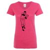 Women’s Glitter V-Neck T-Shirt Thumbnail
