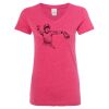 Women’s Glitter V-Neck T-Shirt Thumbnail