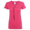 Women’s Glitter V-Neck T-Shirt Thumbnail