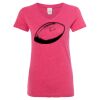 Women’s Glitter V-Neck T-Shirt Thumbnail