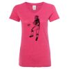 Women’s Glitter V-Neck T-Shirt Thumbnail