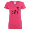 Women’s Glitter V-Neck T-Shirt Thumbnail