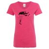 Women’s Glitter V-Neck T-Shirt Thumbnail