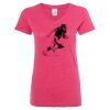 Women’s Glitter V-Neck T-Shirt Thumbnail