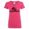Women’s Glitter V-Neck T-Shirt Thumbnail