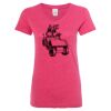 Women’s Glitter V-Neck T-Shirt Thumbnail
