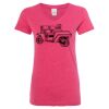 Women’s Glitter V-Neck T-Shirt Thumbnail
