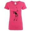 Women’s Glitter V-Neck T-Shirt Thumbnail