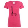 Women’s Glitter V-Neck T-Shirt Thumbnail