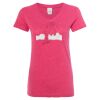 Women’s Glitter V-Neck T-Shirt Thumbnail