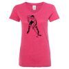Women’s Glitter V-Neck T-Shirt Thumbnail