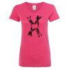 Women’s Glitter V-Neck T-Shirt Thumbnail