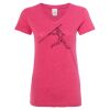 Women’s Glitter V-Neck T-Shirt Thumbnail