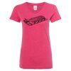Women’s Glitter V-Neck T-Shirt Thumbnail