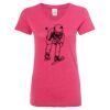 Women’s Glitter V-Neck T-Shirt Thumbnail