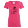 Women’s Glitter V-Neck T-Shirt Thumbnail