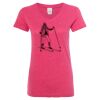 Women’s Glitter V-Neck T-Shirt Thumbnail