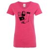 Women’s Glitter V-Neck T-Shirt Thumbnail