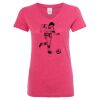 Women’s Glitter V-Neck T-Shirt Thumbnail