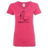 Women’s Glitter V-Neck T-Shirt Thumbnail