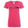 Women’s Glitter V-Neck T-Shirt Thumbnail