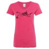 Women’s Glitter V-Neck T-Shirt Thumbnail