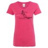 Women’s Glitter V-Neck T-Shirt Thumbnail