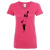 Women’s Glitter V-Neck T-Shirt Thumbnail