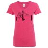 Women’s Glitter V-Neck T-Shirt Thumbnail