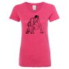Women’s Glitter V-Neck T-Shirt Thumbnail