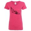 Women’s Glitter V-Neck T-Shirt Thumbnail