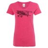 Women’s Glitter V-Neck T-Shirt Thumbnail