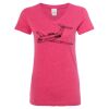 Women’s Glitter V-Neck T-Shirt Thumbnail