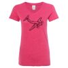 Women’s Glitter V-Neck T-Shirt Thumbnail