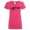 Women’s Glitter V-Neck T-Shirt Thumbnail
