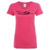 Women’s Glitter V-Neck T-Shirt Thumbnail