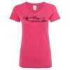 Women’s Glitter V-Neck T-Shirt Thumbnail