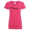 Women’s Glitter V-Neck T-Shirt Thumbnail