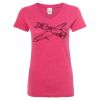 Women’s Glitter V-Neck T-Shirt Thumbnail